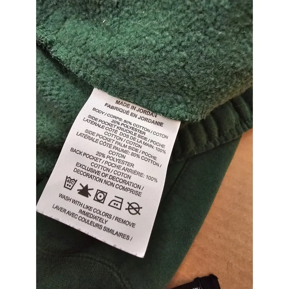 Nike Mens Black Club Fleece Joggers CJ1616 - Team Pants - Green Size Small - Picture 9 of 13